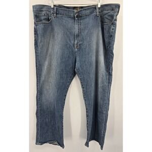 Lucky Brand Jeans Mens 53x29‎ 181 Relaxed Straight Blue Denim Pants Stretch